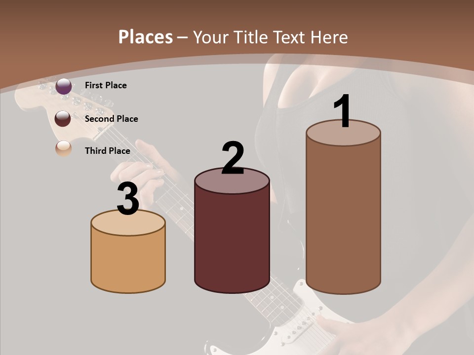 Player Stage Teenager PowerPoint Template