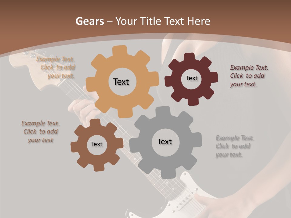 Player Stage Teenager PowerPoint Template