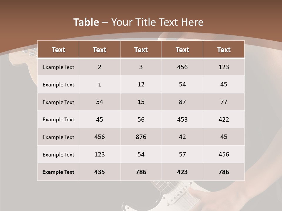 Player Stage Teenager PowerPoint Template
