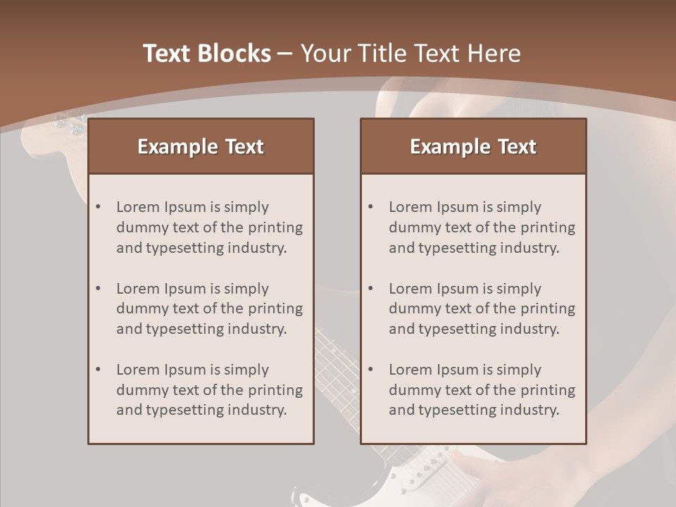 Player Stage Teenager PowerPoint Template