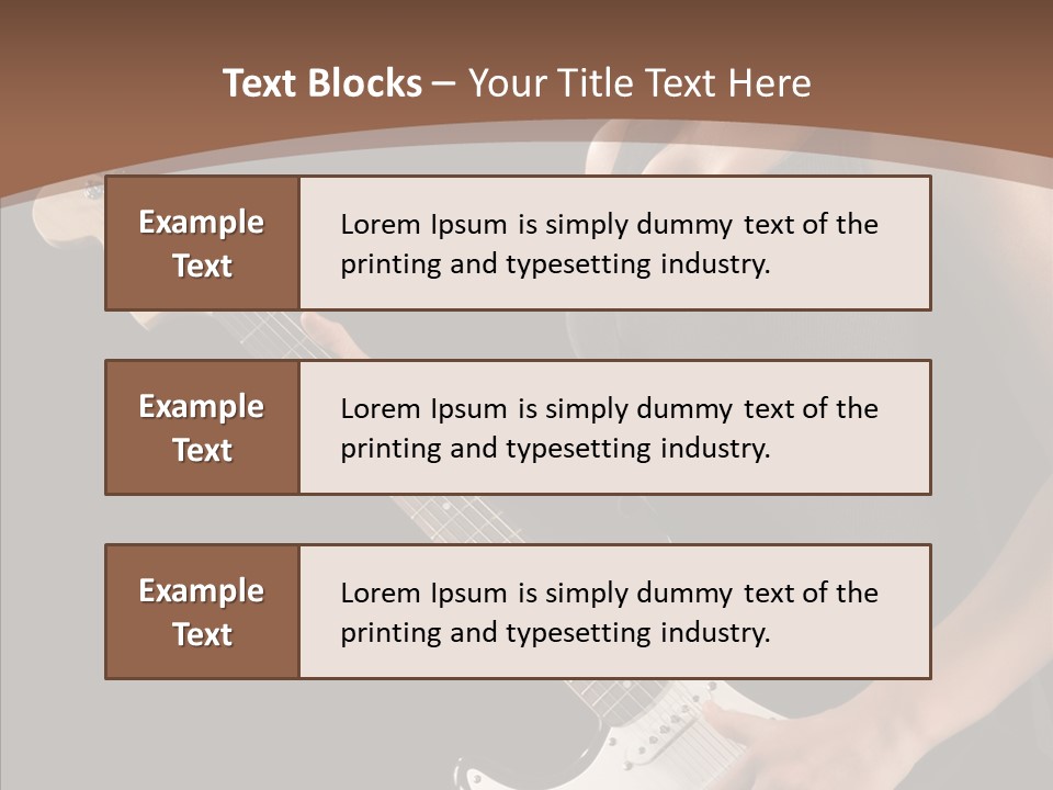 Player Stage Teenager PowerPoint Template