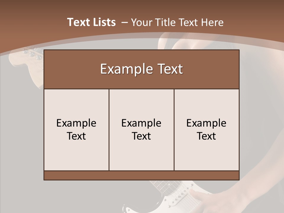 Player Stage Teenager PowerPoint Template