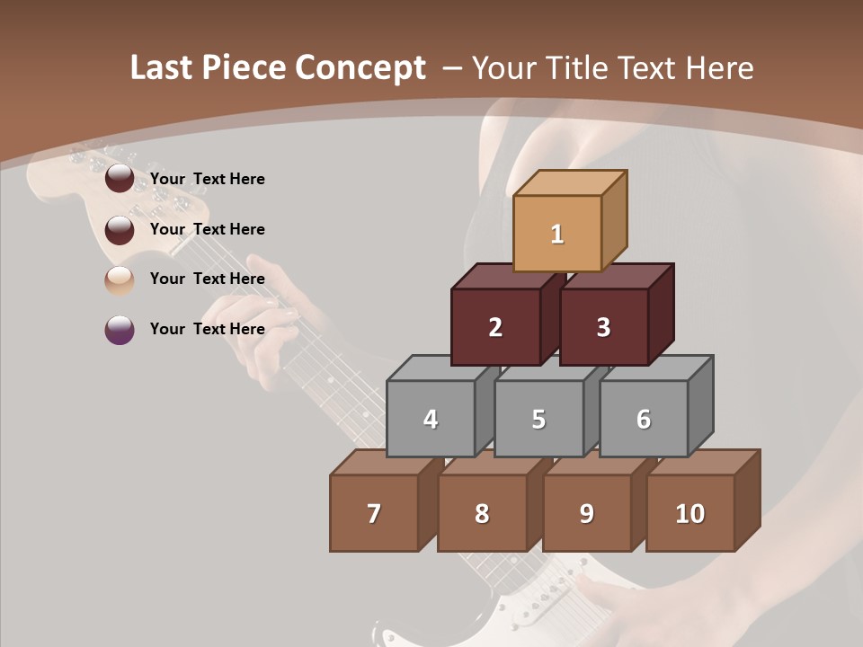 Player Stage Teenager PowerPoint Template