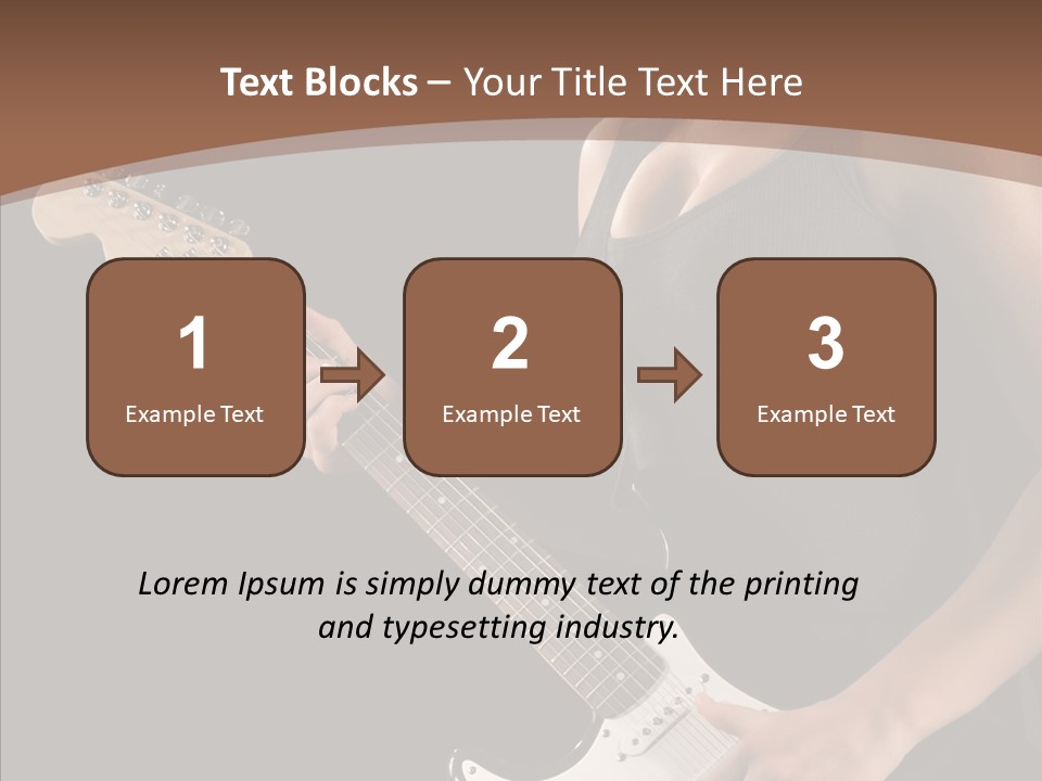 Player Stage Teenager PowerPoint Template