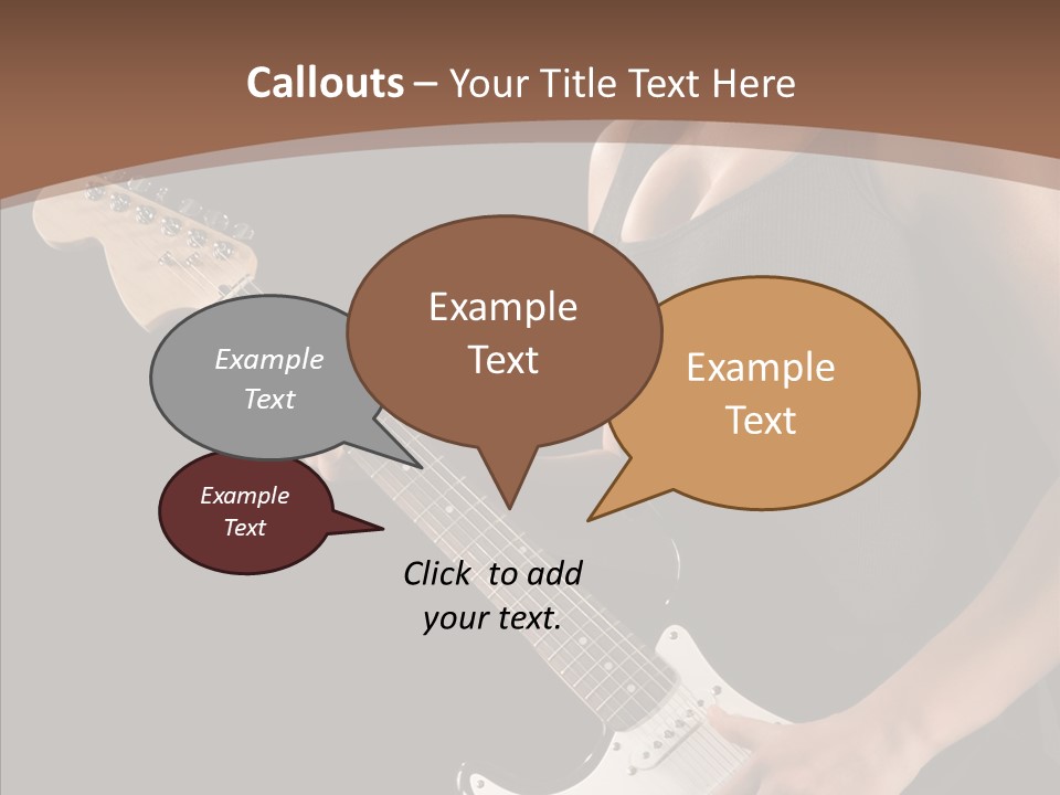 Player Stage Teenager PowerPoint Template