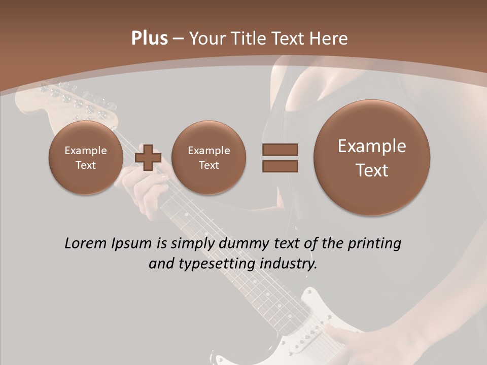 Player Stage Teenager PowerPoint Template