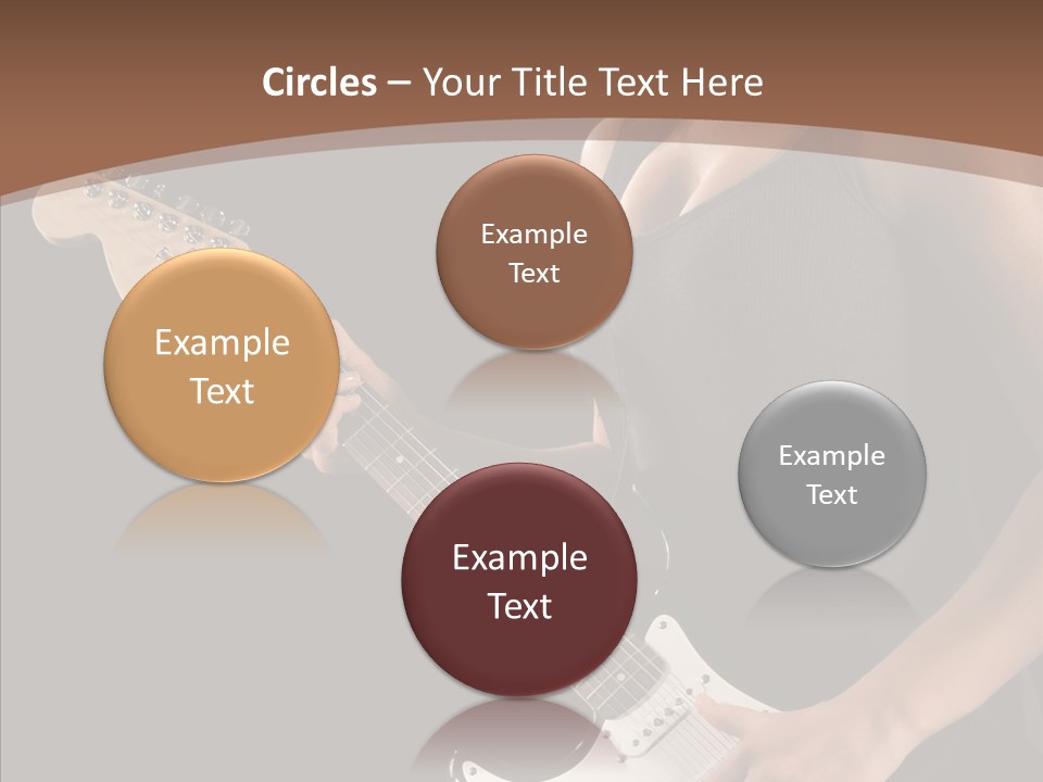 Player Stage Teenager PowerPoint Template