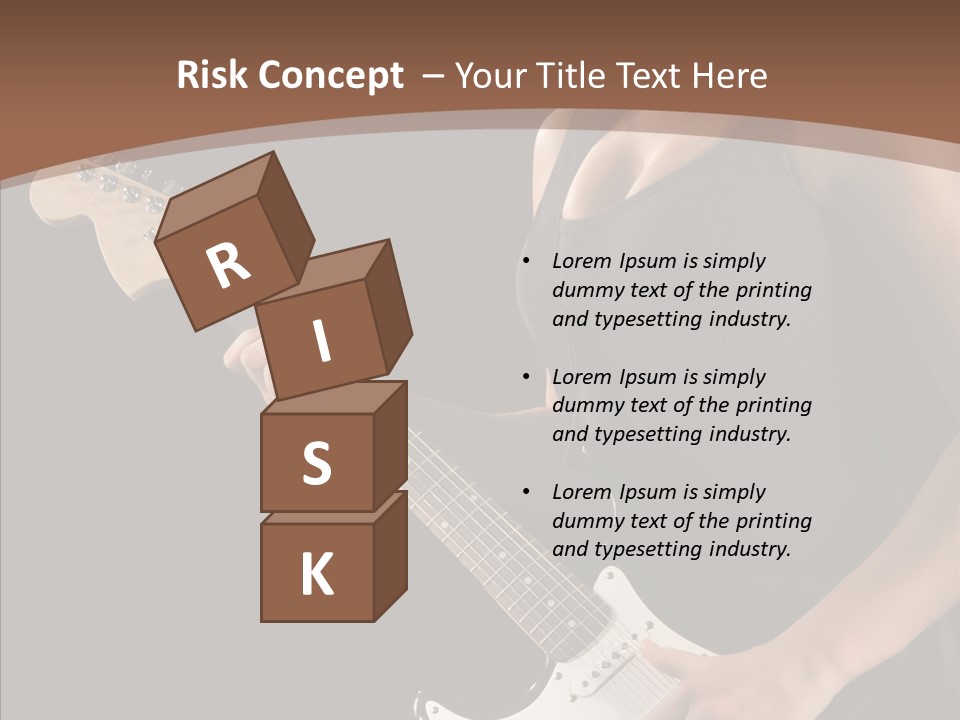 Player Stage Teenager PowerPoint Template