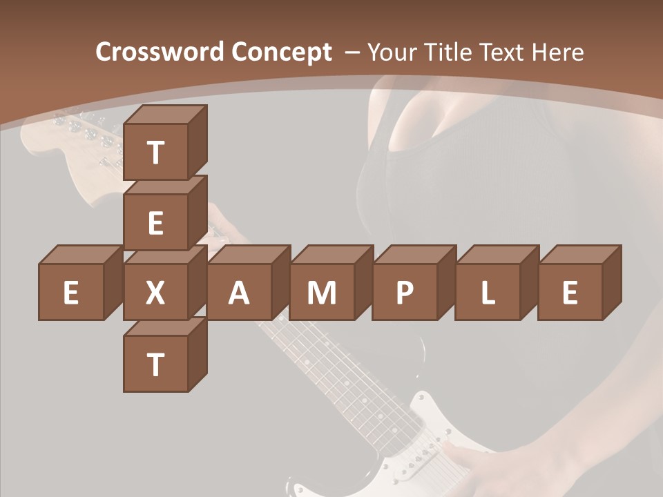 Player Stage Teenager PowerPoint Template