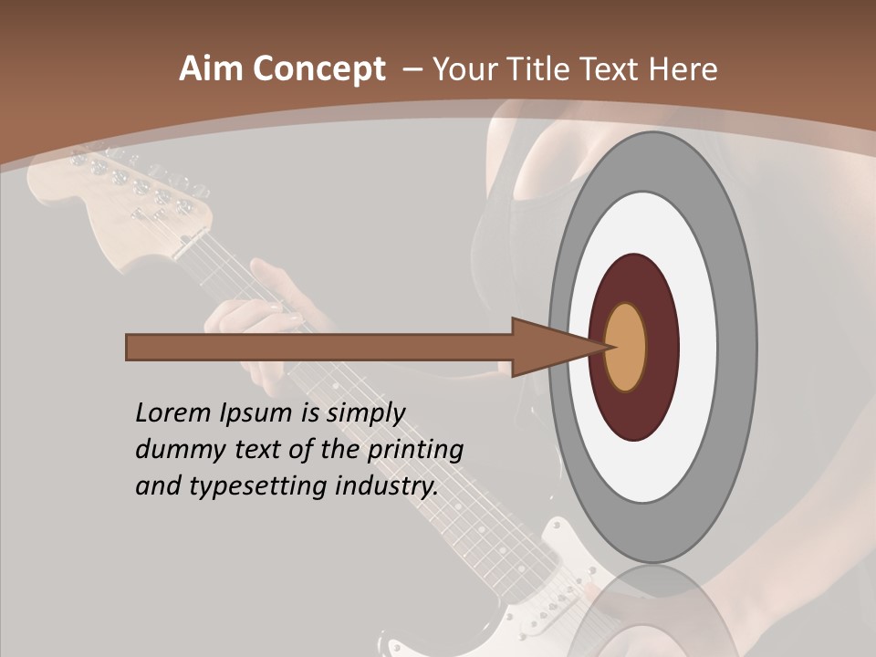 Player Stage Teenager PowerPoint Template