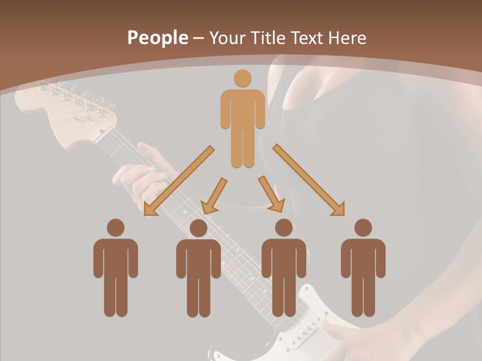 Player Stage Teenager PowerPoint Template