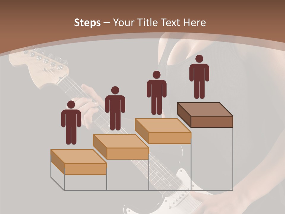 Player Stage Teenager PowerPoint Template