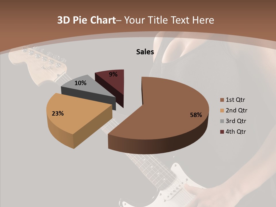 Player Stage Teenager PowerPoint Template