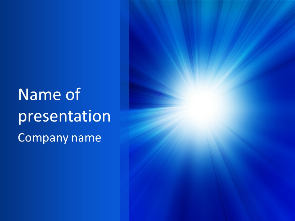 Shine Shape Beams PowerPoint Template