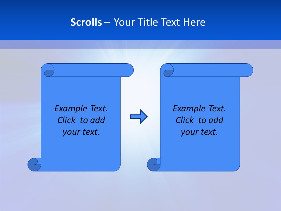 Shine Shape Beams PowerPoint Template