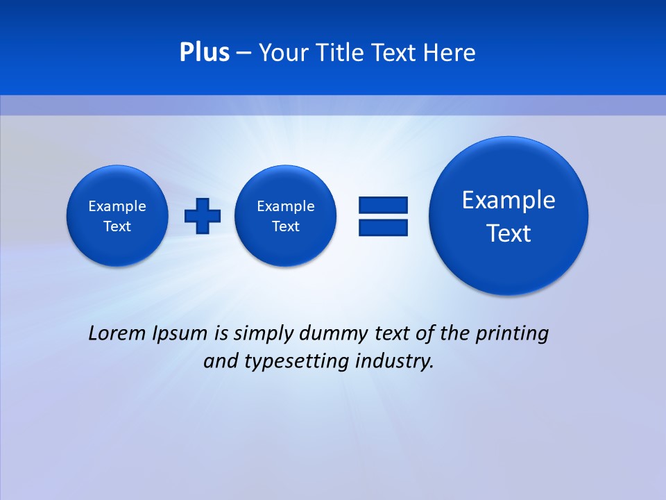 Shine Shape Beams PowerPoint Template