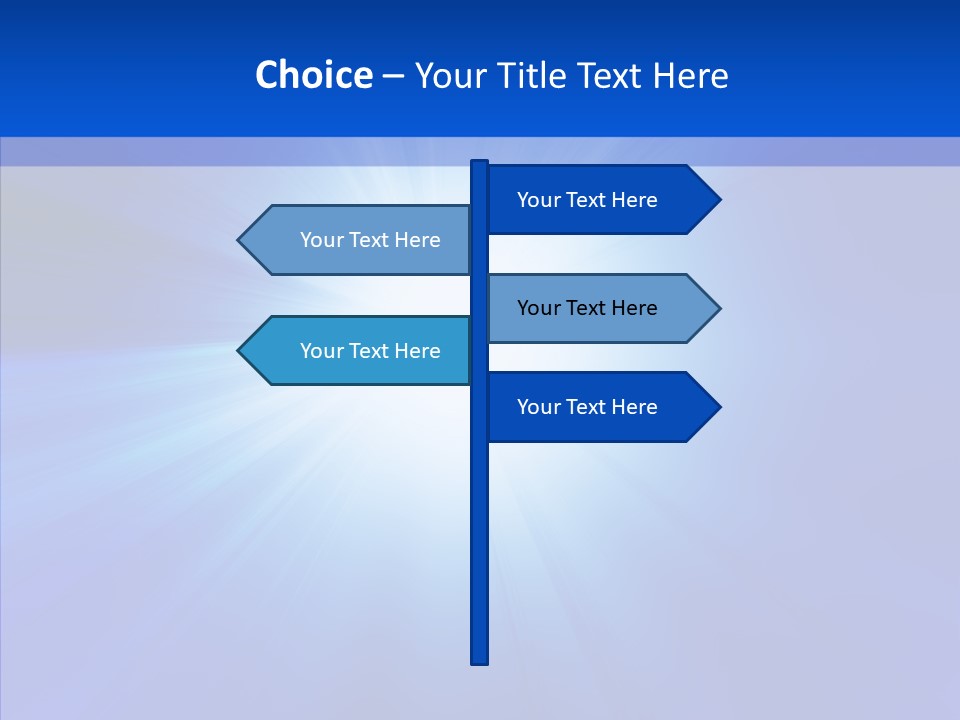 Shine Shape Beams PowerPoint Template