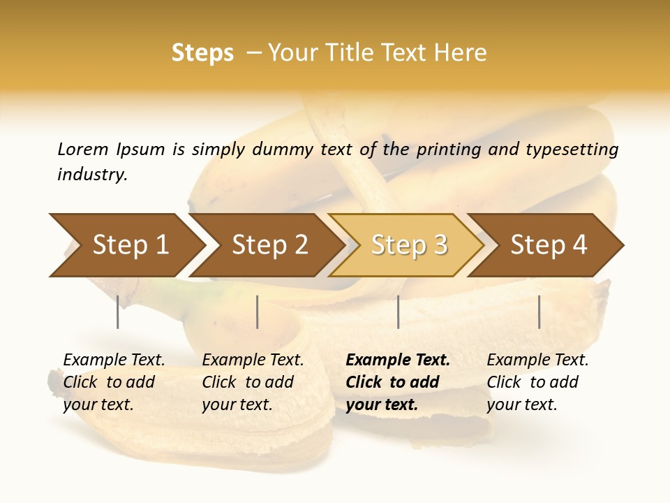 Tropical Vitamin Shadow PowerPoint Template