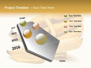 Tropical Vitamin Shadow PowerPoint Template