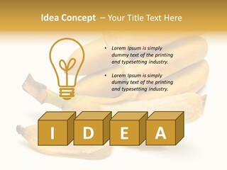 Tropical Vitamin Shadow PowerPoint Template