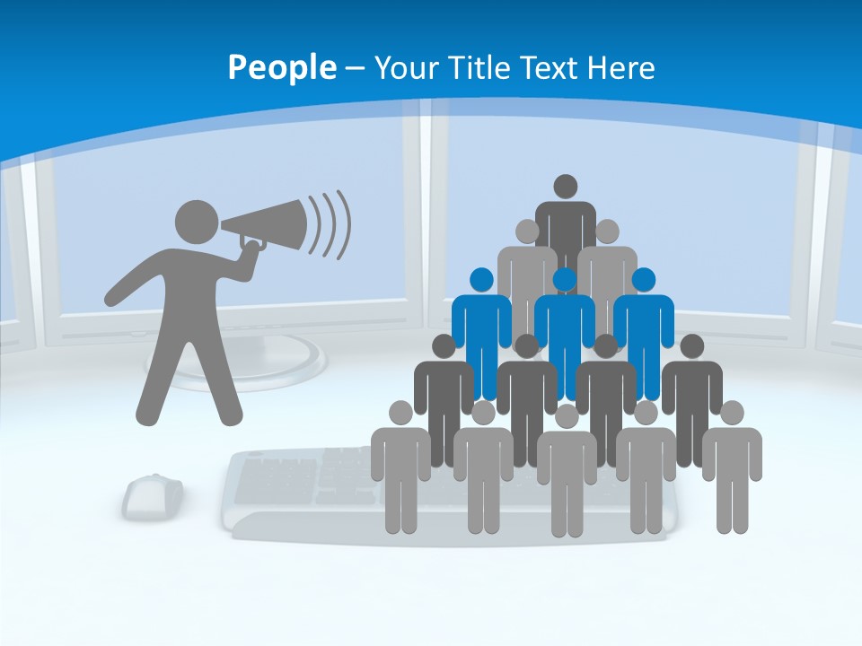 Humor Management Human PowerPoint Template