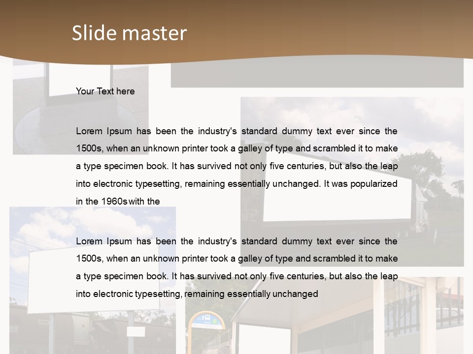 Print Sell Buy PowerPoint Template