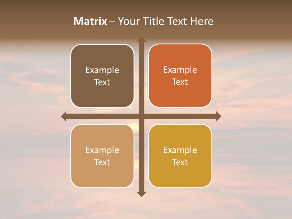 Illustration Abstract Landscape PowerPoint Template