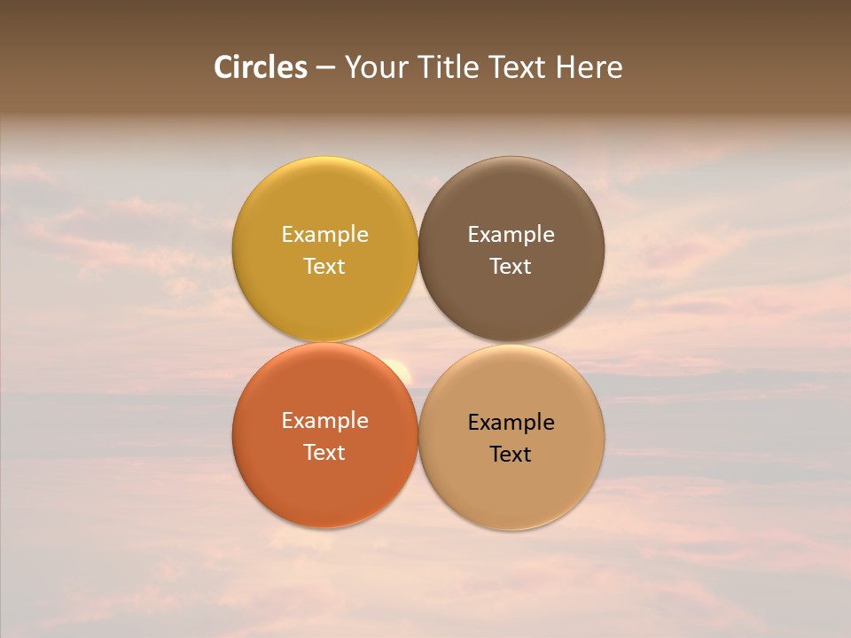 Illustration Abstract Landscape PowerPoint Template