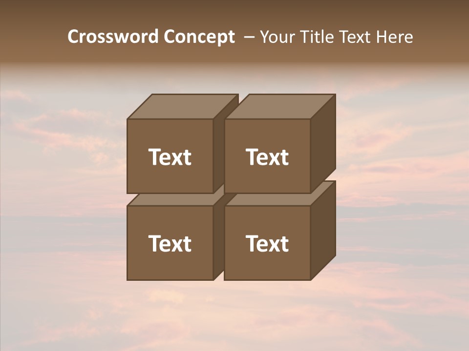 Illustration Abstract Landscape PowerPoint Template
