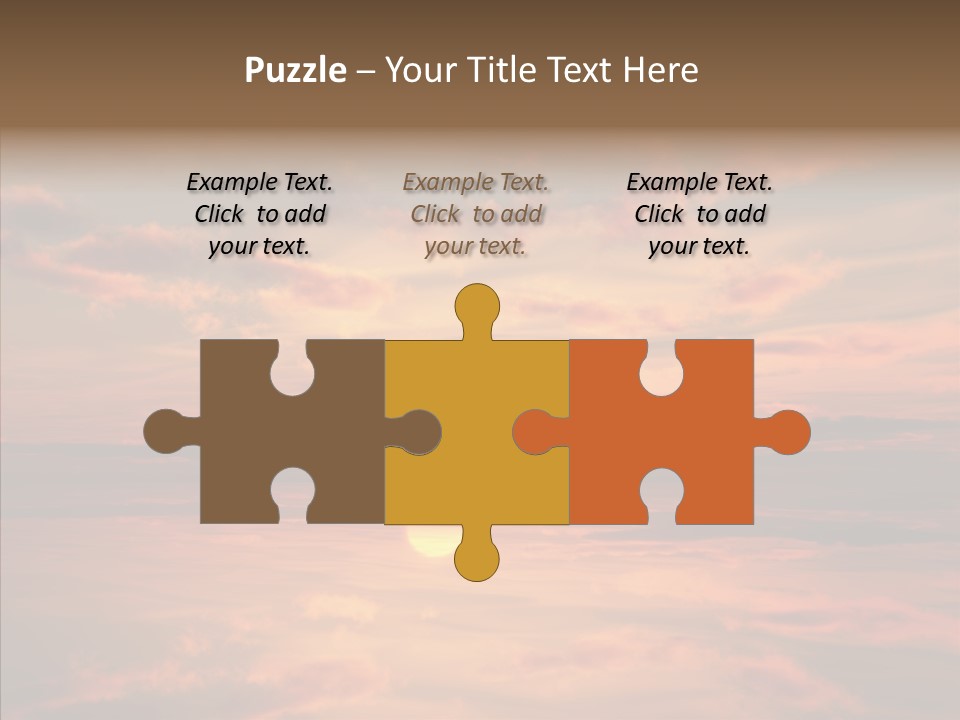 Illustration Abstract Landscape PowerPoint Template