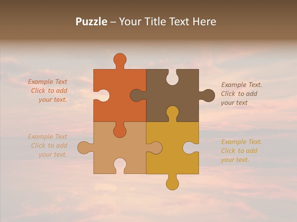 Illustration Abstract Landscape PowerPoint Template