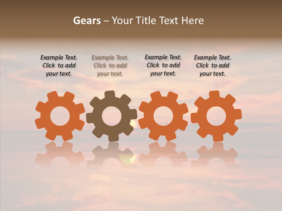 Illustration Abstract Landscape PowerPoint Template