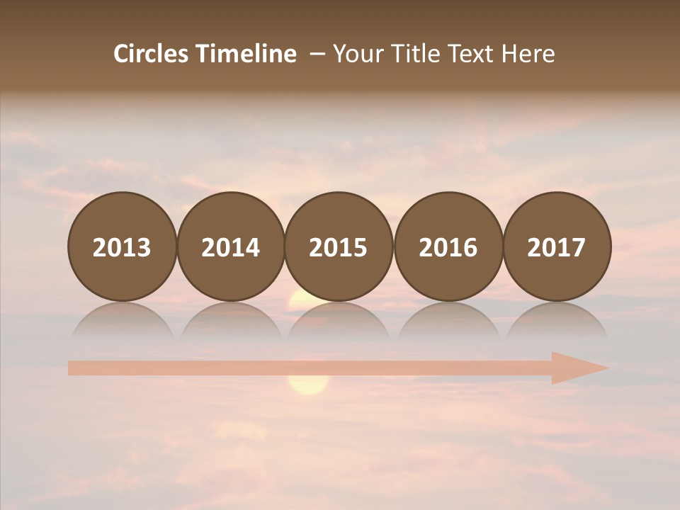 Illustration Abstract Landscape PowerPoint Template