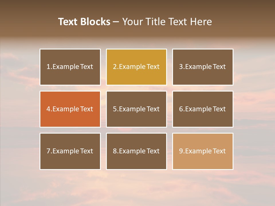 Illustration Abstract Landscape PowerPoint Template