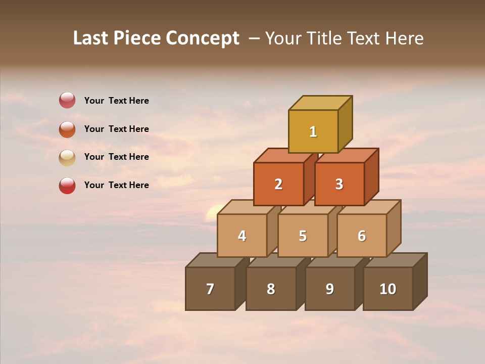 Illustration Abstract Landscape PowerPoint Template