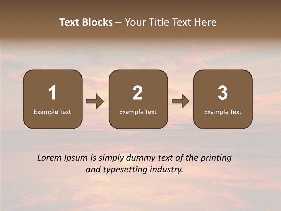 Illustration Abstract Landscape PowerPoint Template