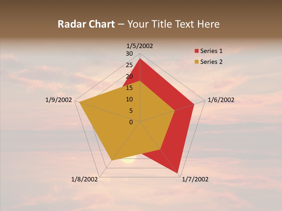 Illustration Abstract Landscape PowerPoint Template