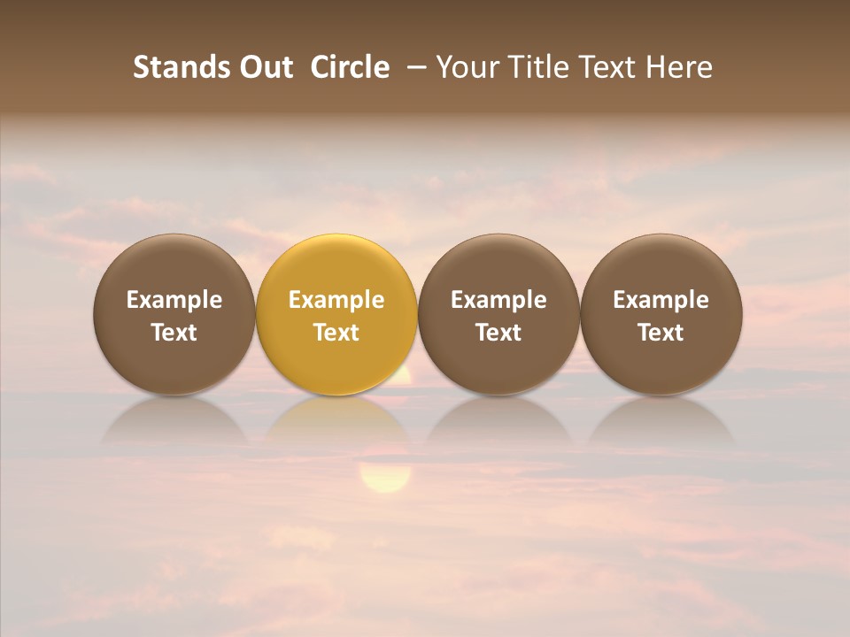 Illustration Abstract Landscape PowerPoint Template