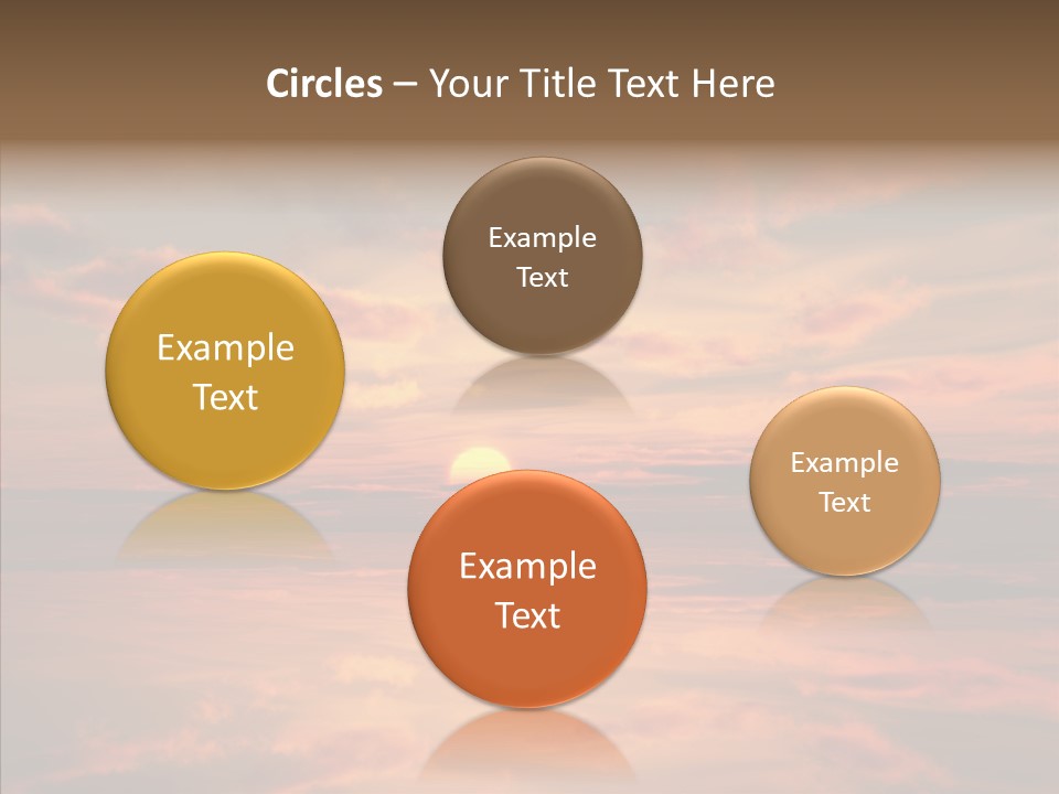 Illustration Abstract Landscape PowerPoint Template