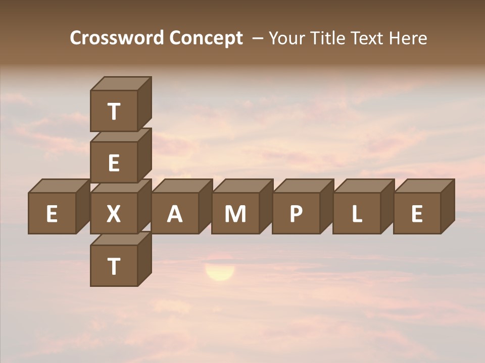 Illustration Abstract Landscape PowerPoint Template