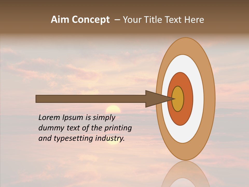 Illustration Abstract Landscape PowerPoint Template