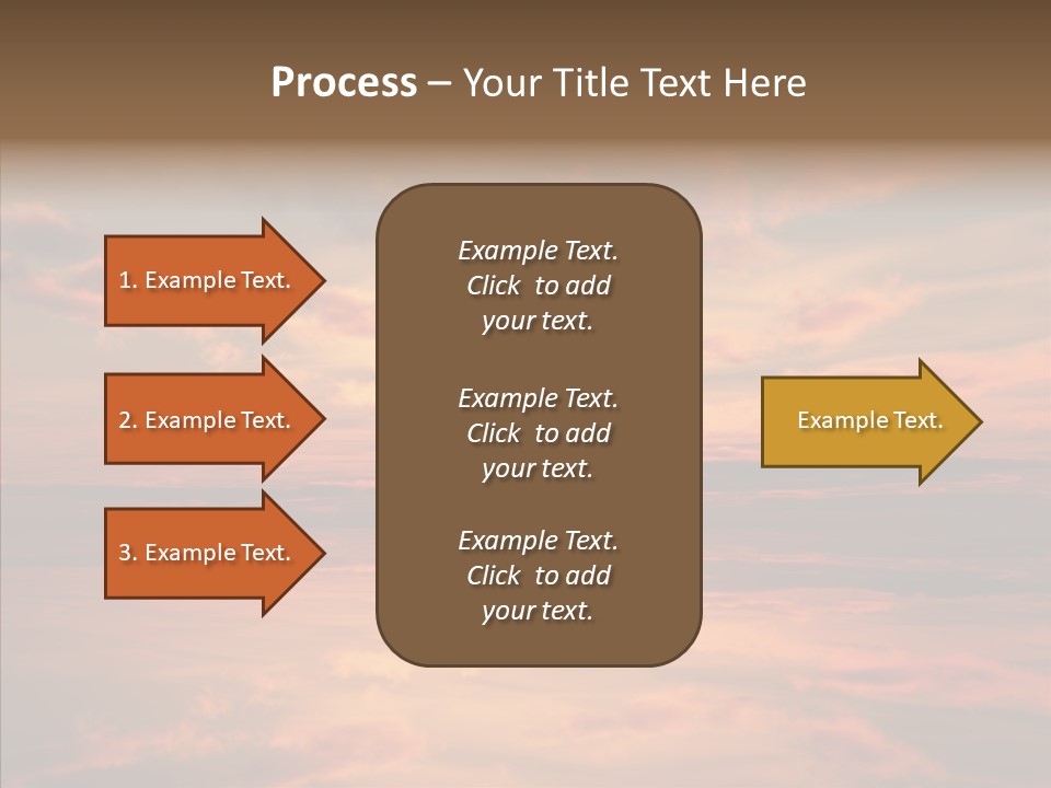 Illustration Abstract Landscape PowerPoint Template