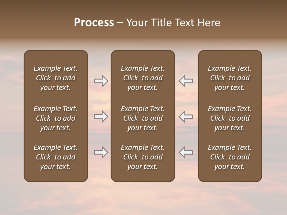 Illustration Abstract Landscape PowerPoint Template