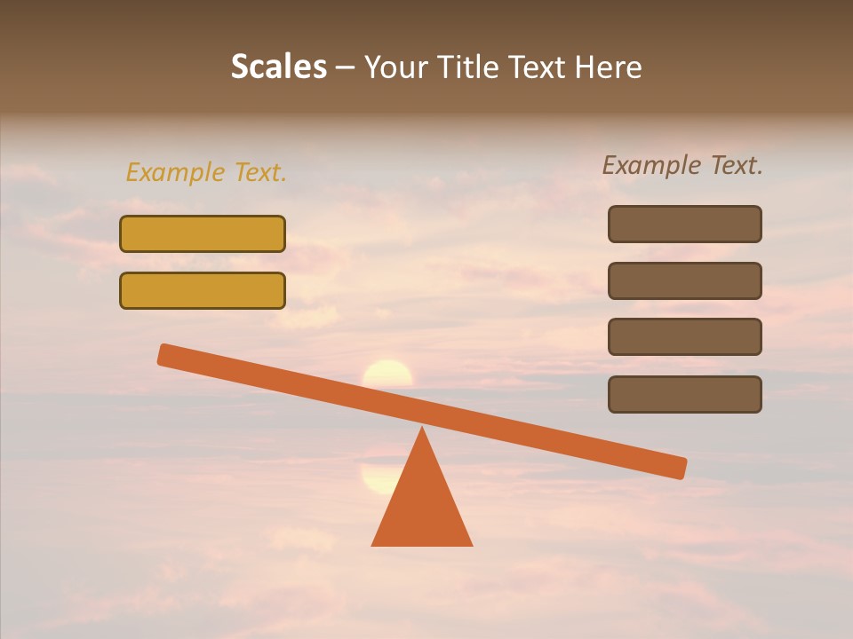 Illustration Abstract Landscape PowerPoint Template
