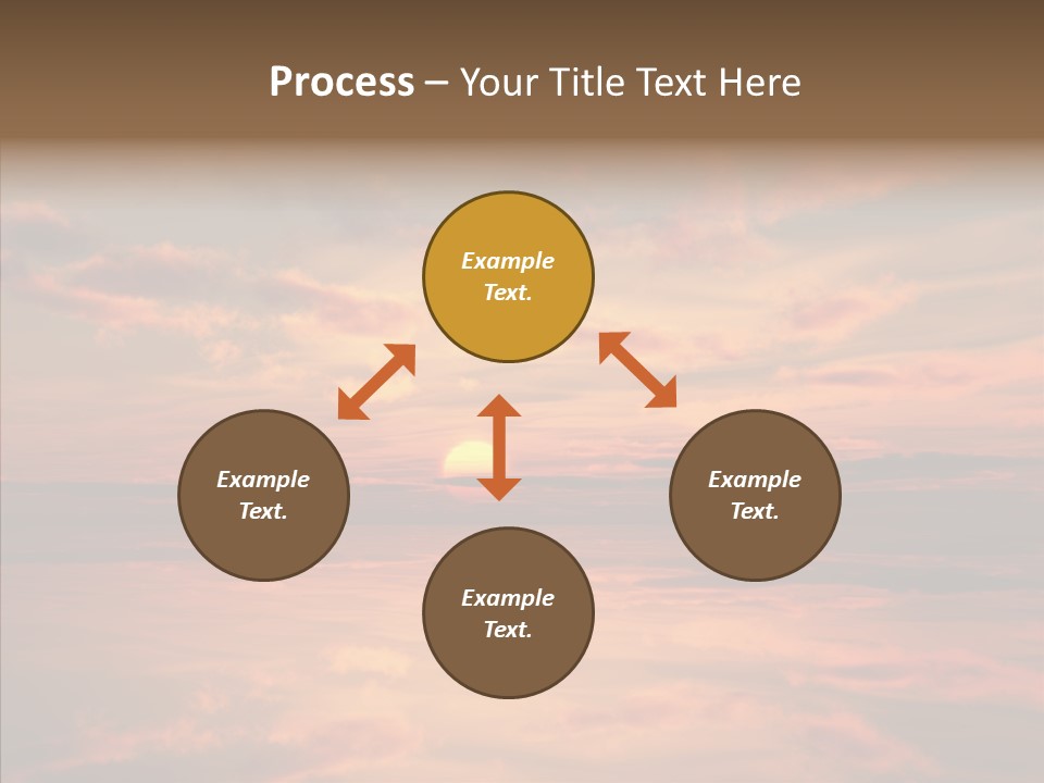 Illustration Abstract Landscape PowerPoint Template