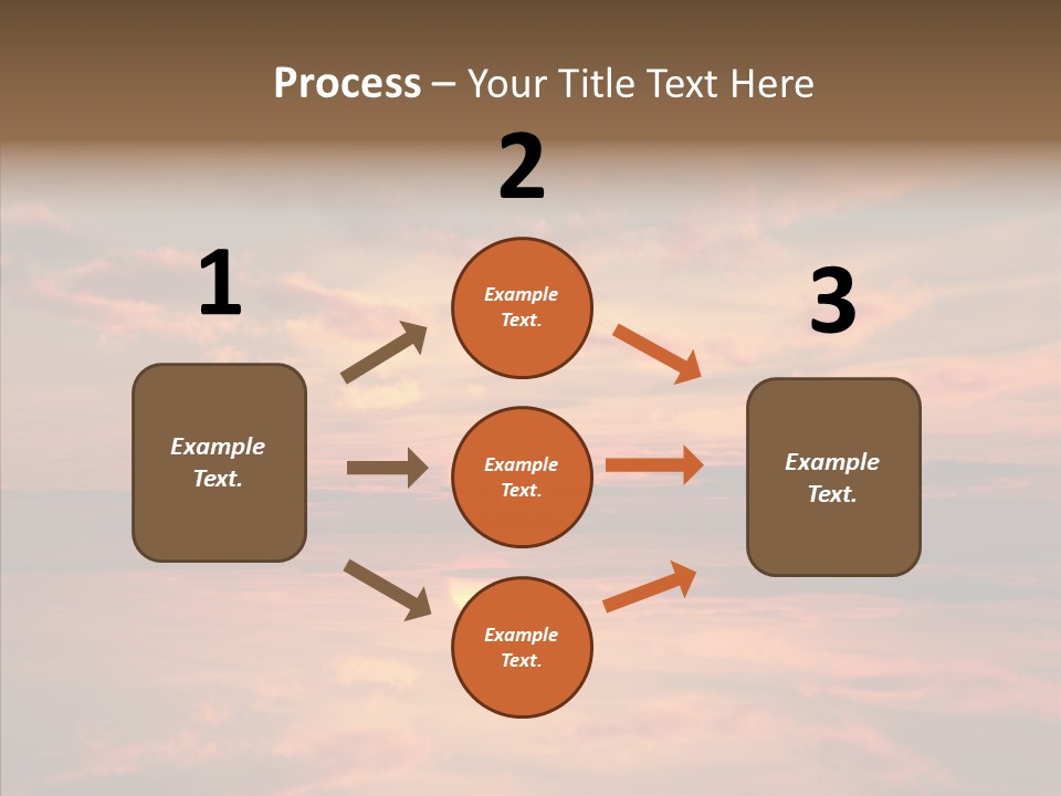 Illustration Abstract Landscape PowerPoint Template