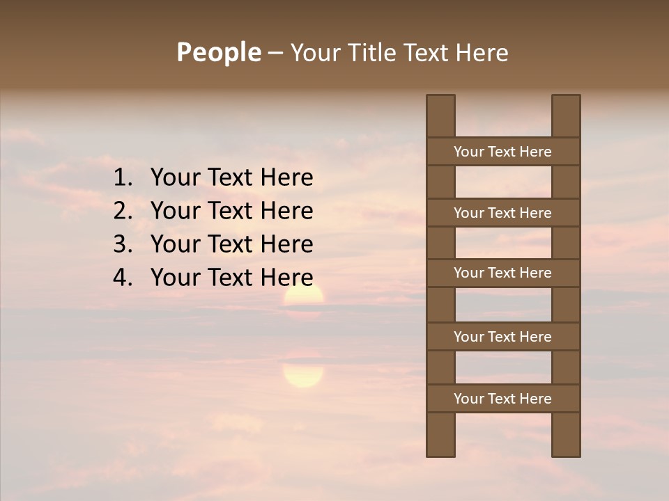 Illustration Abstract Landscape PowerPoint Template