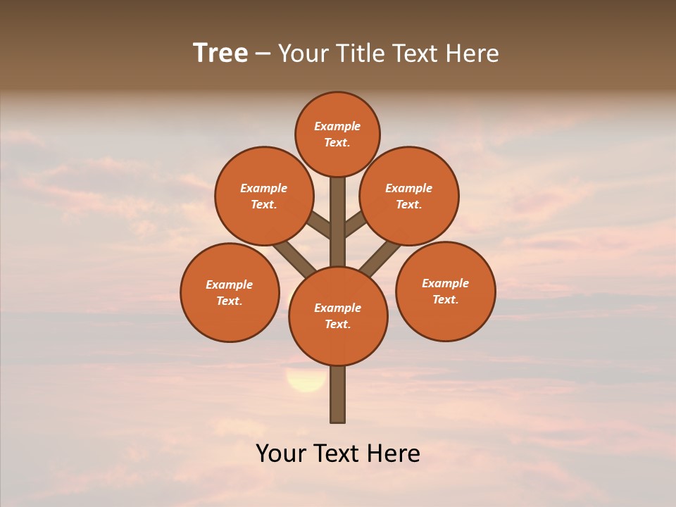 Illustration Abstract Landscape PowerPoint Template