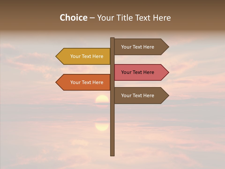 Illustration Abstract Landscape PowerPoint Template
