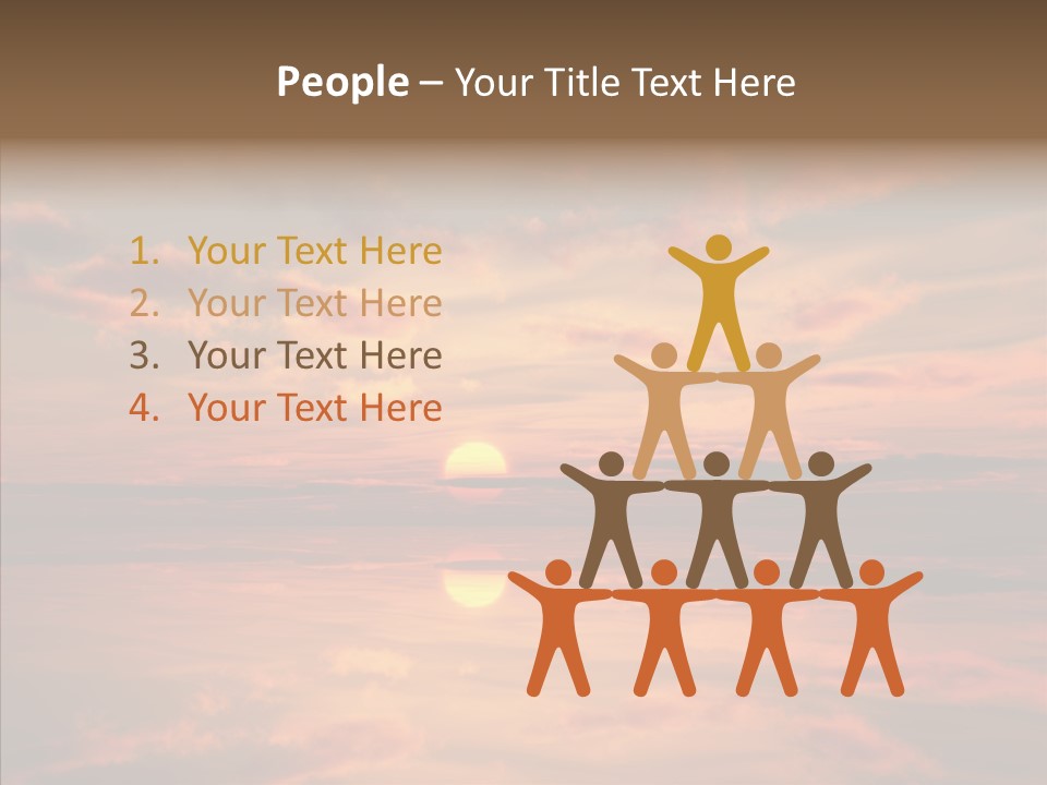 Illustration Abstract Landscape PowerPoint Template